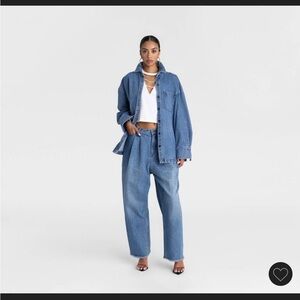 Kbb by Kahlana oversized denim shirt